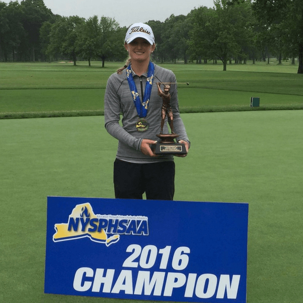 Lindsay May wins third consecutive state girls golf championship